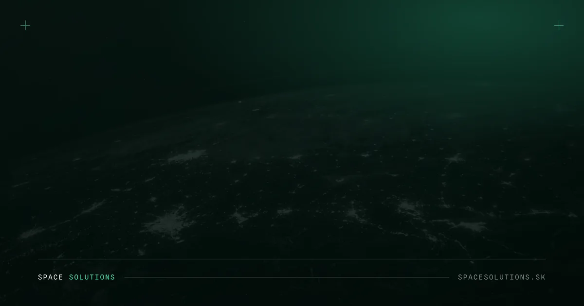Zem v noci zo satelitu — sieť zdrojov