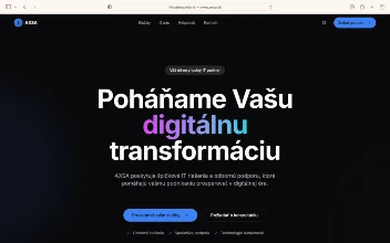 Ukážka projektu axsa.sk