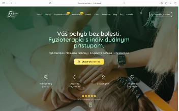 Ukážka projektu fyziorea.sk