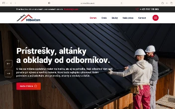Ukážka projektu hlbocan.sk
